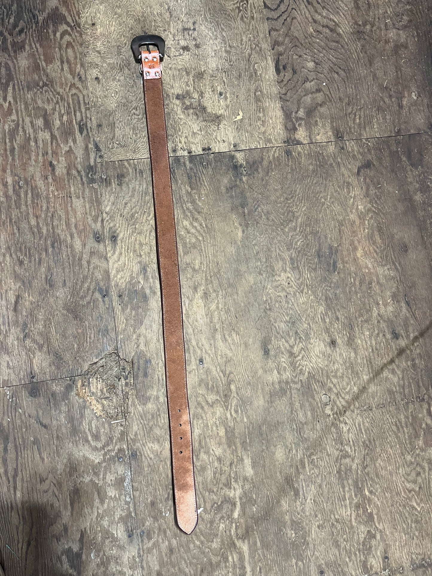 Sunflower leapord belt measures 38.5” in total