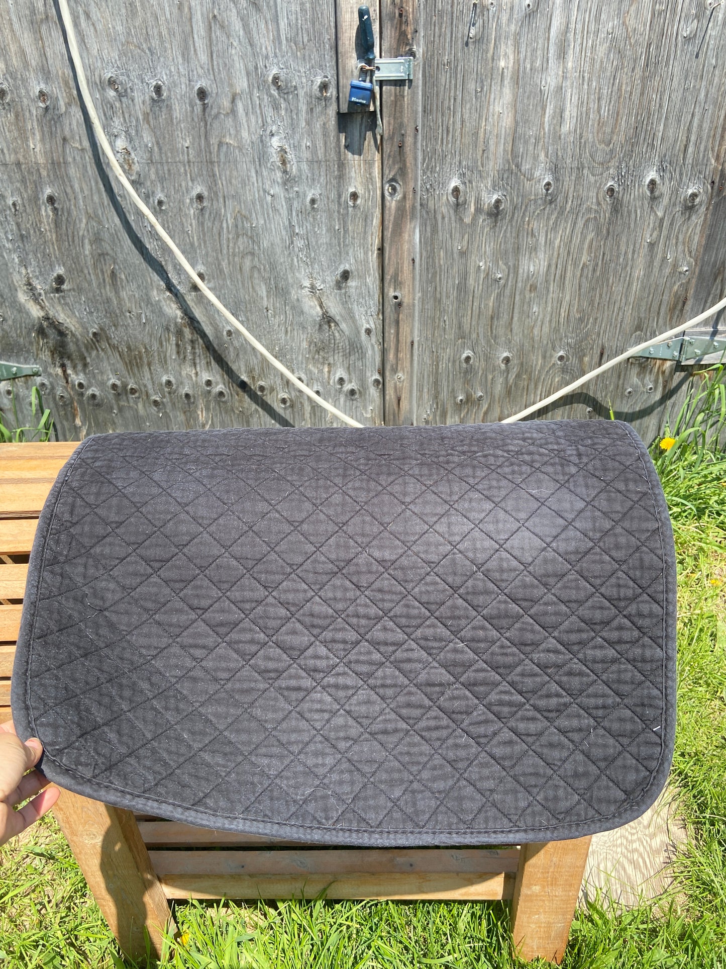 Black baby pad