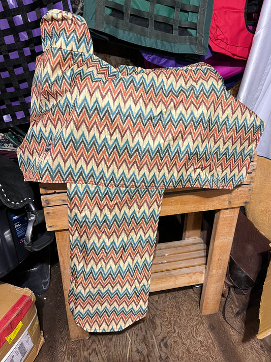 Aztec western saddle cover