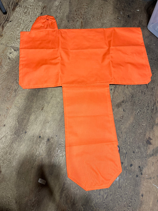Orange western saddle cover