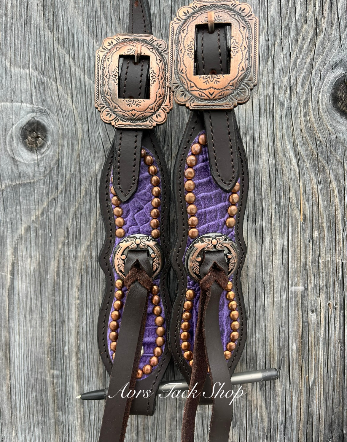💜💜Purple Copper tack set