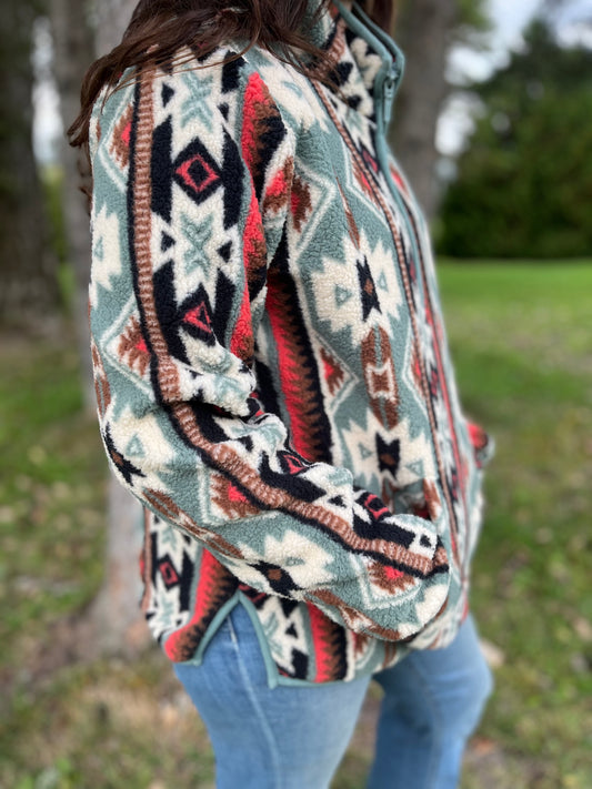 Wrangler Sherpa quarter zip