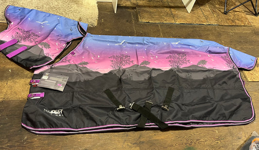 Spring morning 78” rainsheet with neck