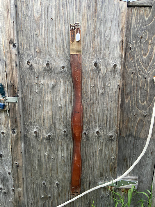 50” leather girth