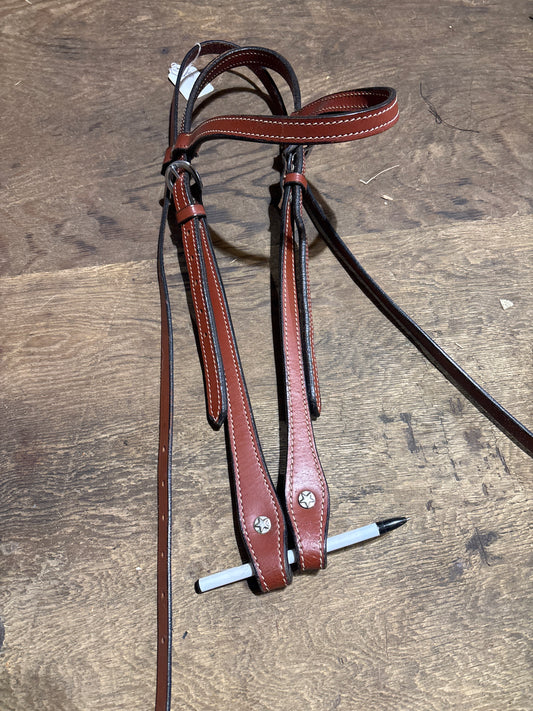 Browband headstall plain