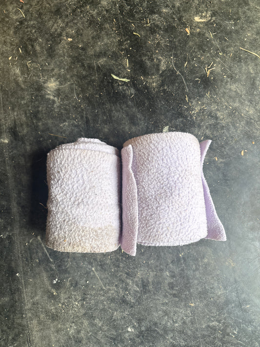 2 light purple polos