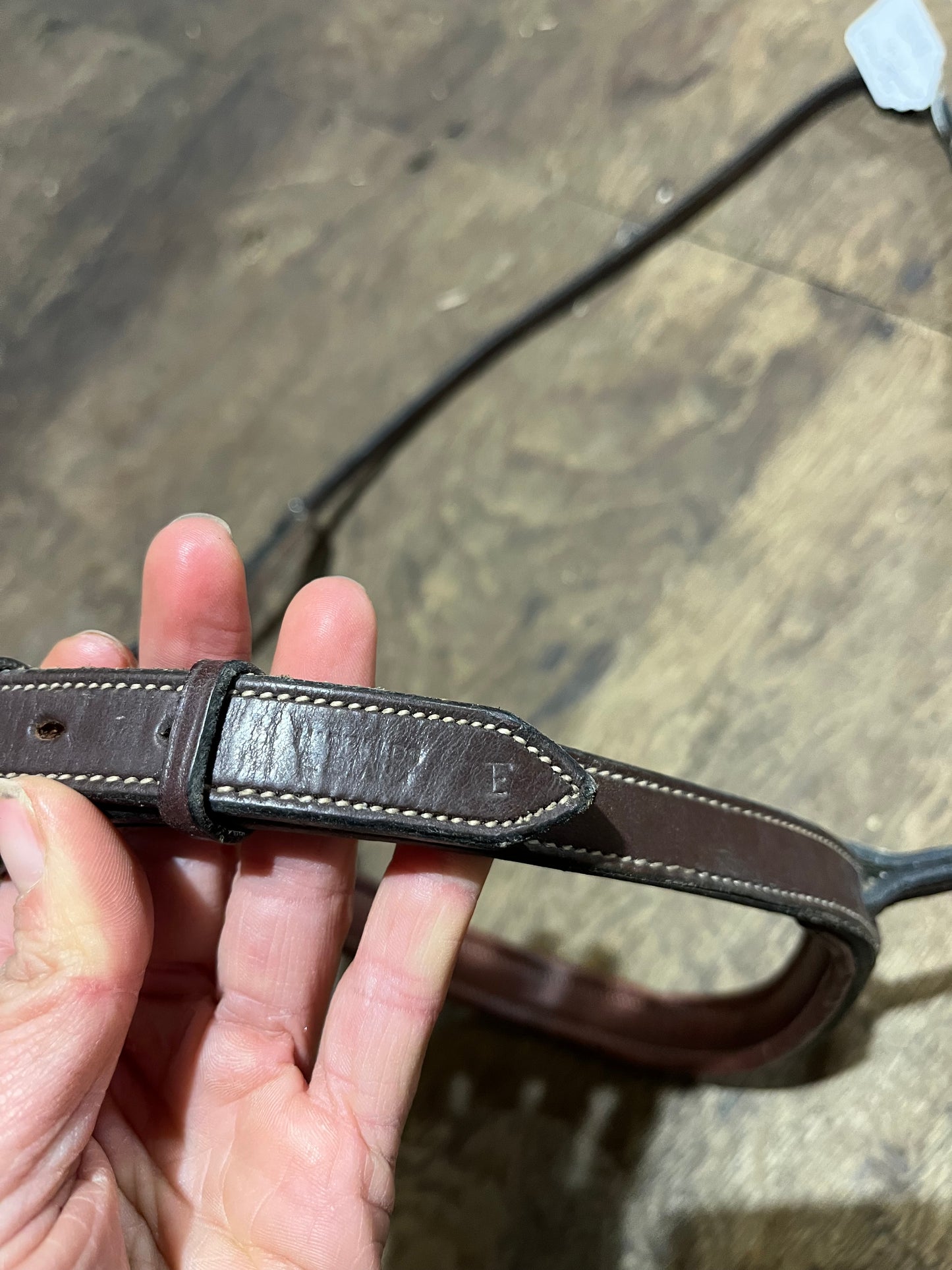 Hadfield fancy stitched full noseband