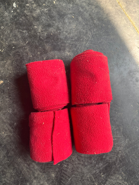 4 red polos