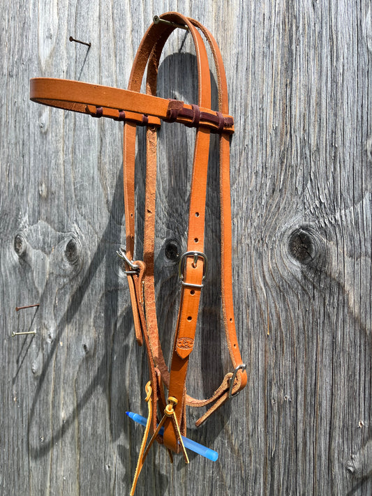 Custom leather maker browband headstall