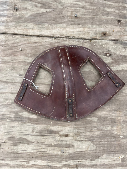 Leather trailering head bumper