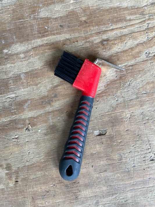 Red hoof pick