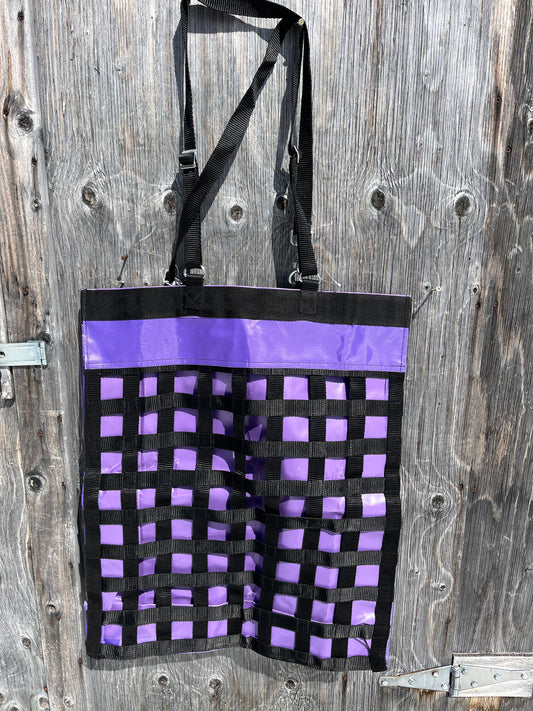 Top load slow feed hay bag