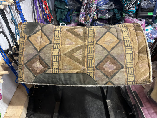 Used western Navajo print pad