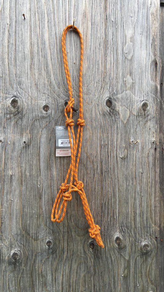 Orange rope halter new with tags