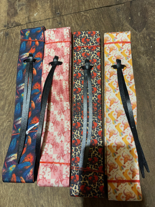 Printed latigo & billet set