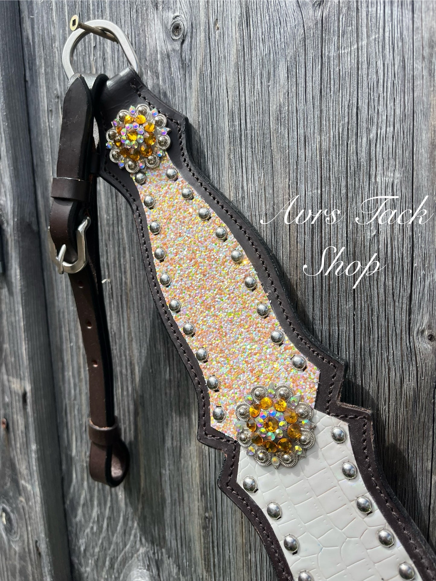 Peach glitter set