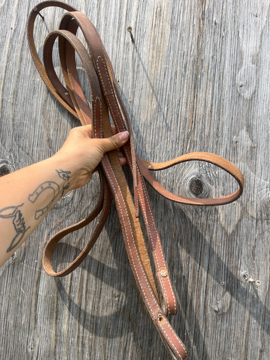 Used split reins need a screw