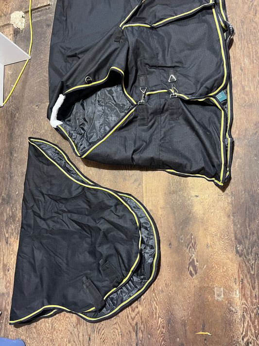 78” 100 gram turnout with removable hood