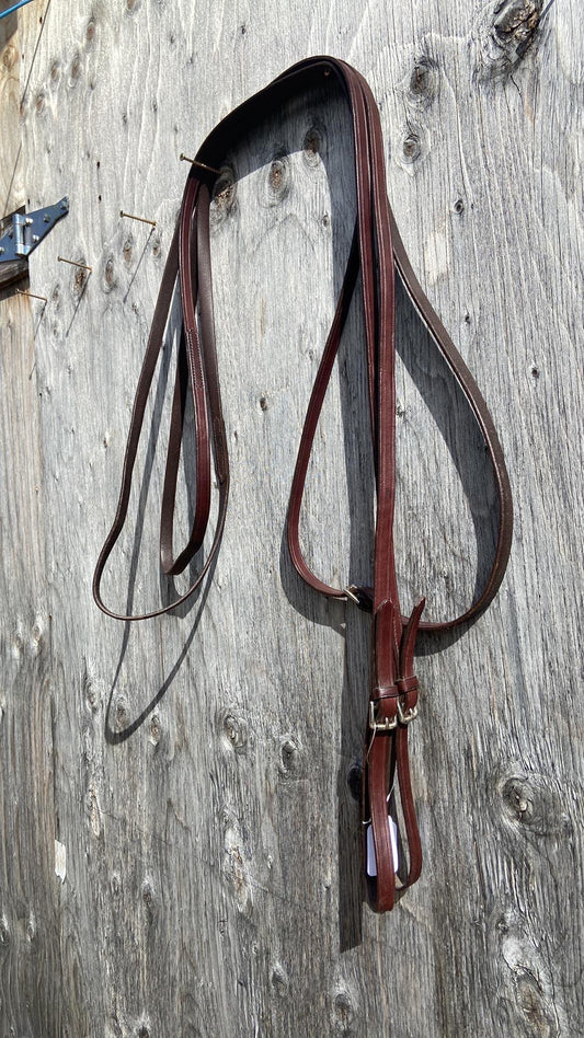 Leather draw reins