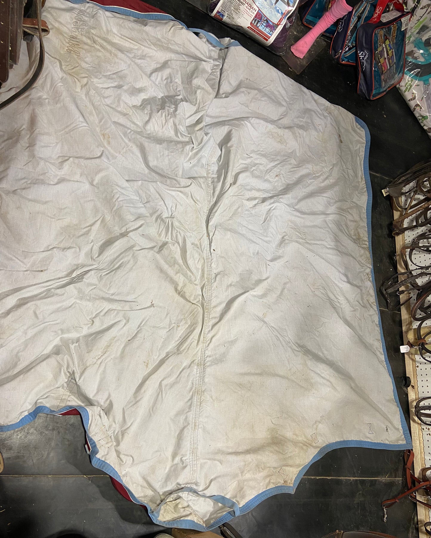 Used Large high neck throw over sheet