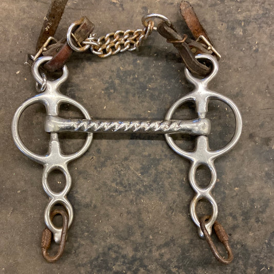 Liverpool bit with curb chain 5”