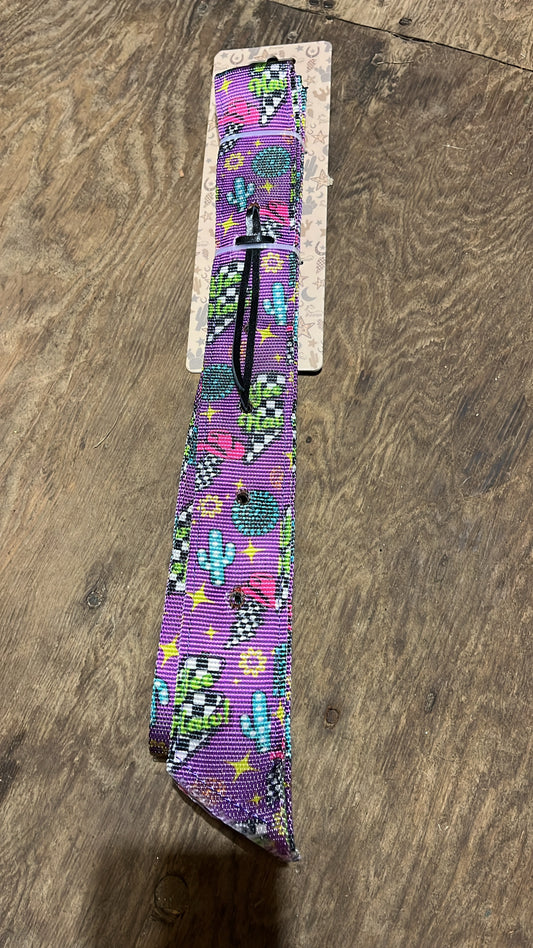 Purple yee haw latigo and off billet set