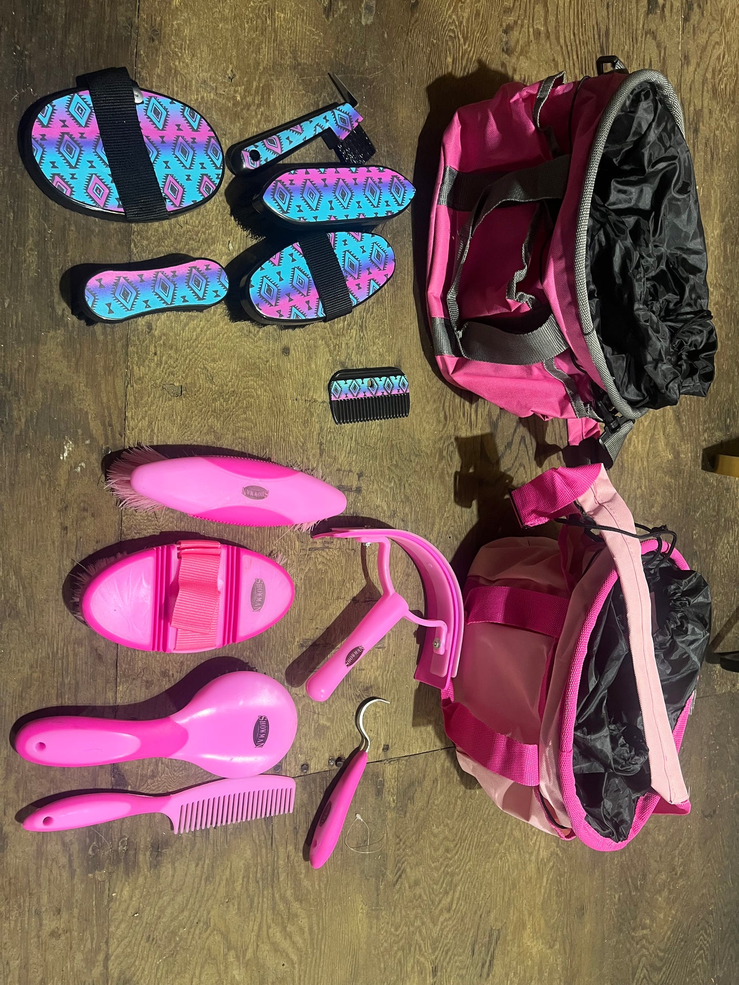 Pink 7 pc groom kits