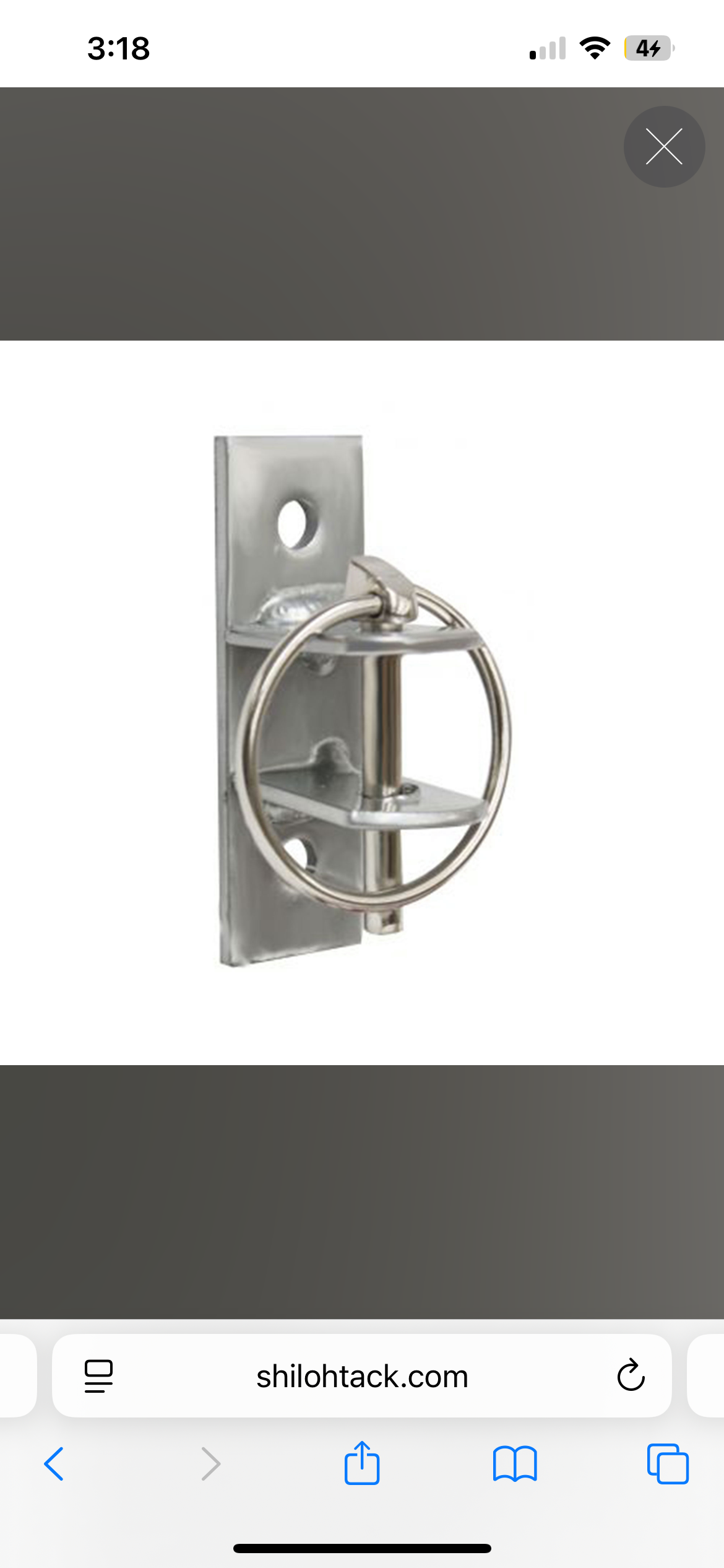 Locking pin bucket hooks