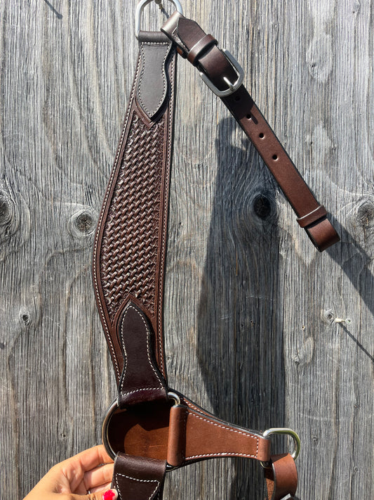 Dark oil working breastplate