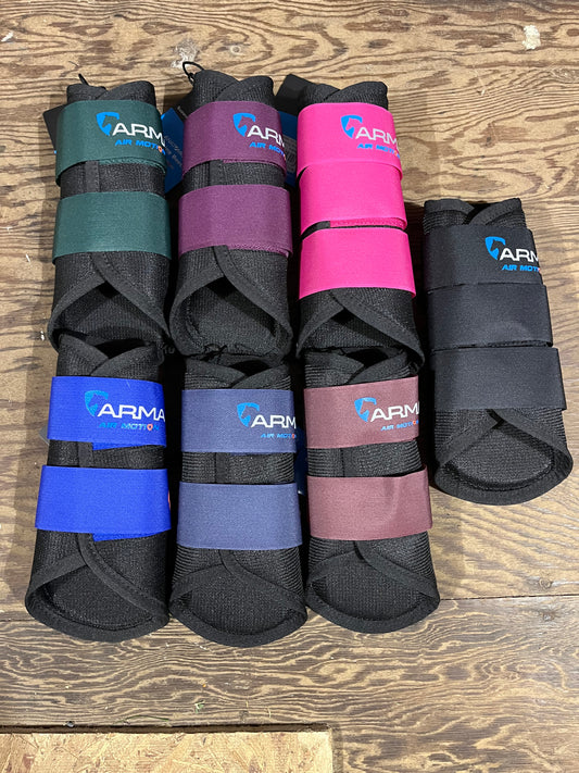 Air motion brushing boots