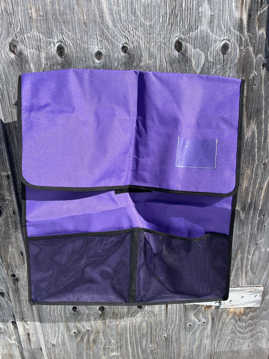 Purple stall/ blanket bag