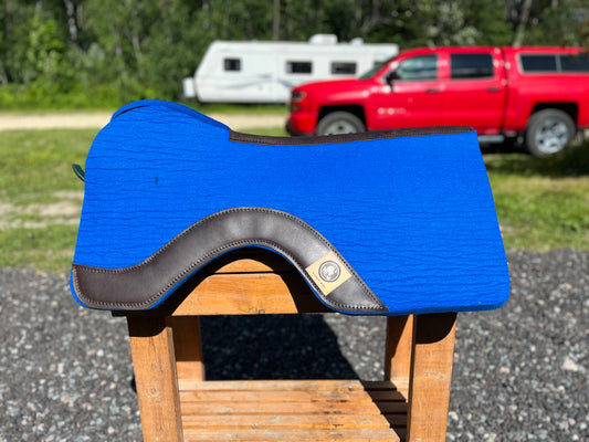 Royal blue flex fit open wither pad