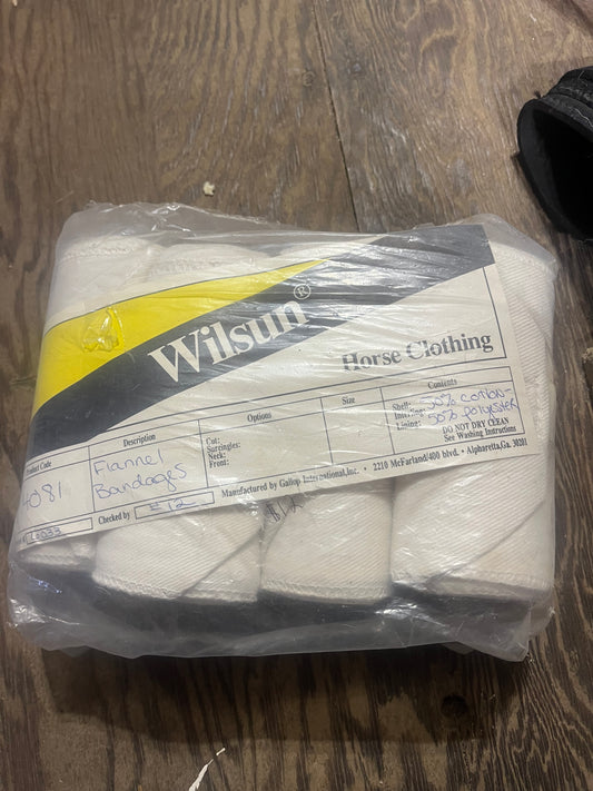 White standing bandages 4 pack