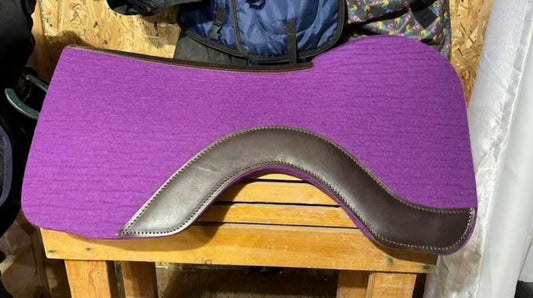 30x1” purple open wither wool pad