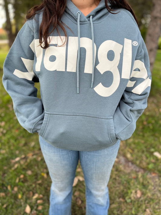 Wrangler blue logo women’s hoody