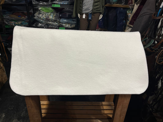 White 1/2” felt pad