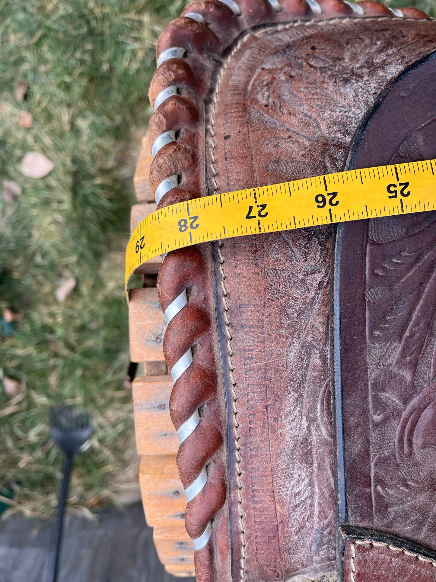 16” leather western Saddle