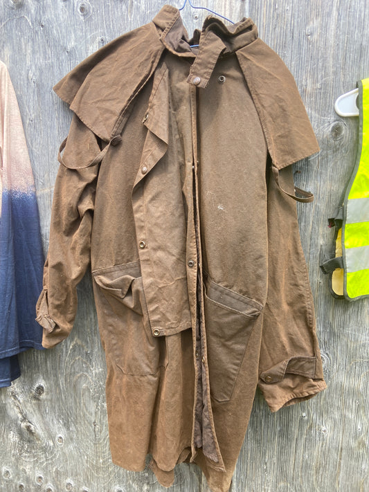 Large driza bone short coat Australian legend jacket