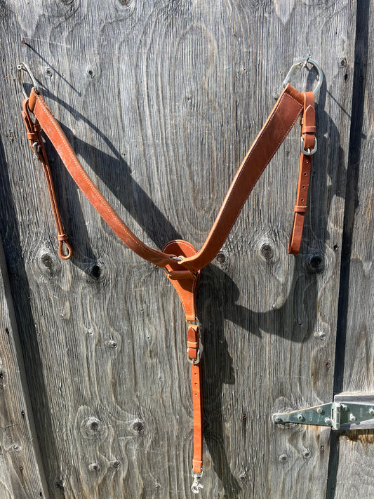 Leather working breastplate