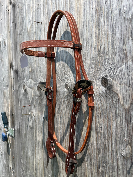 Two tone browband headstall