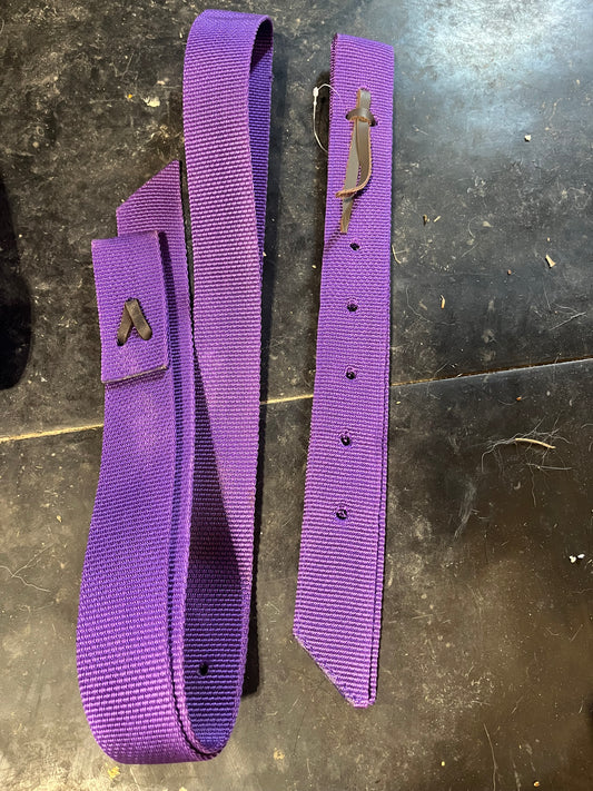Purple latigo and off billet set