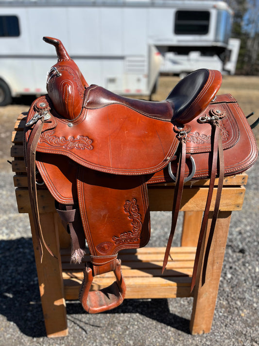 17” Tex Tan Tex flex tree trail saddle