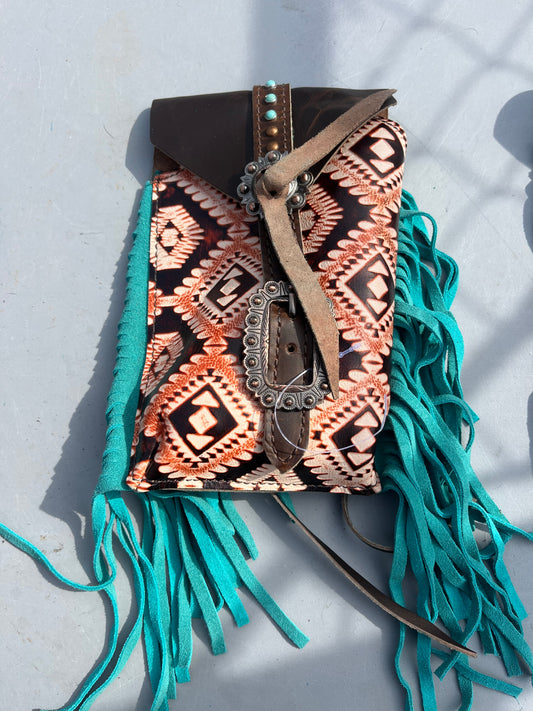 Aztec rear cinch bag
