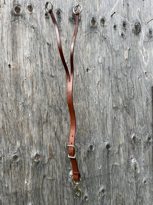 Oiled leather training fork