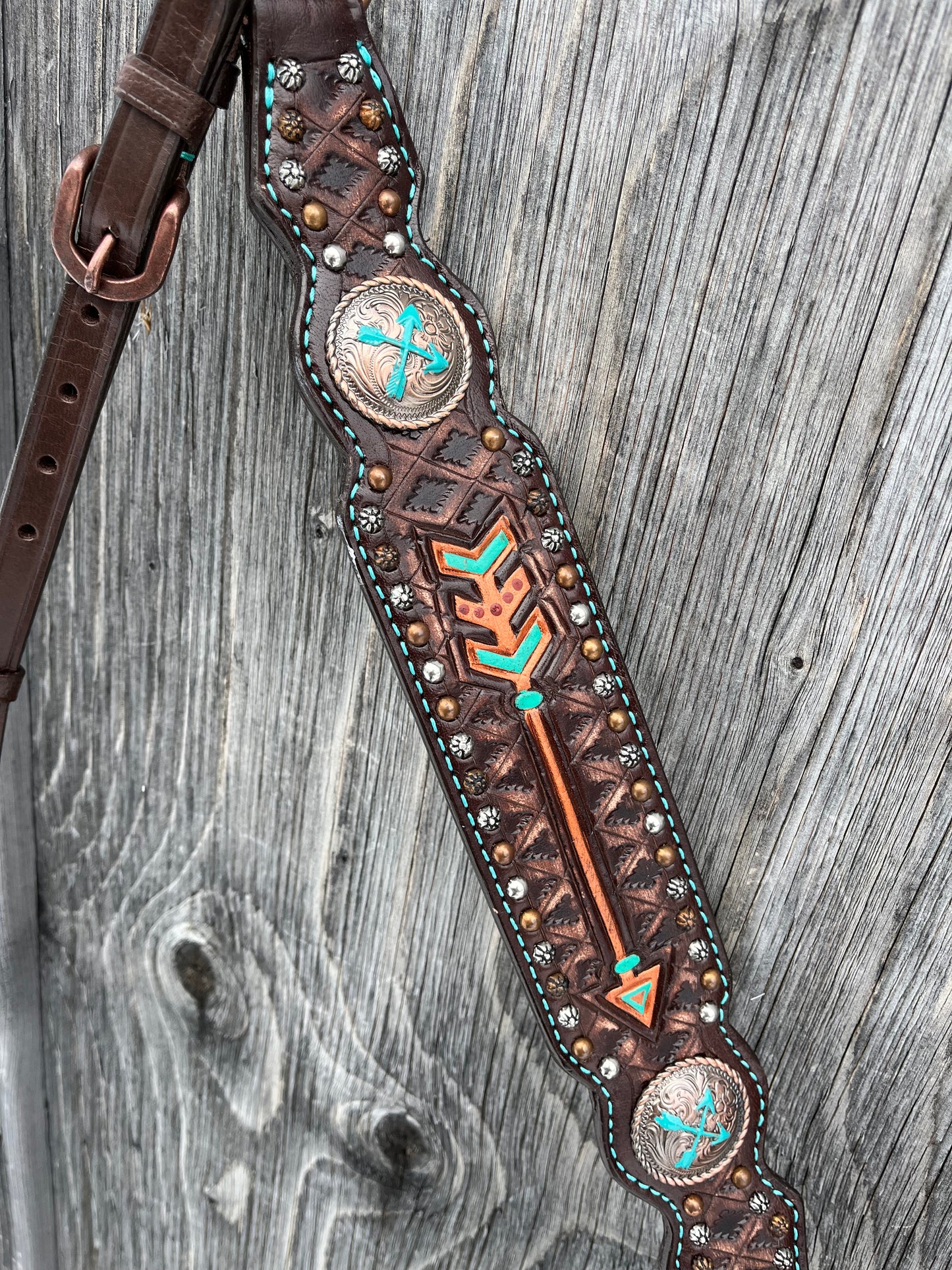 Copper arrow tack set