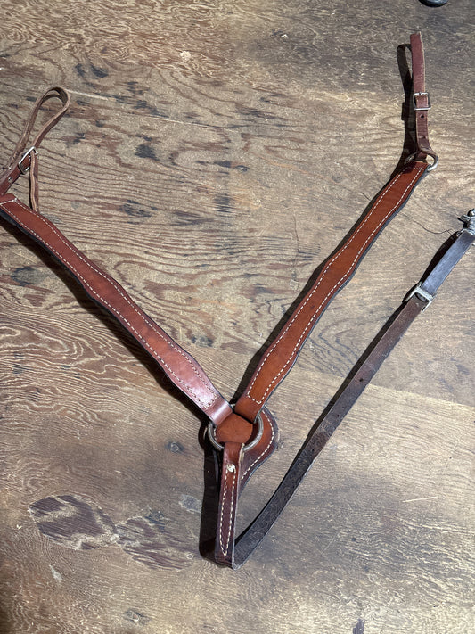 Plain leather breastplate