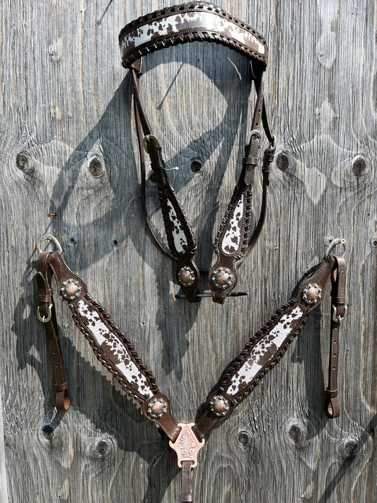 Cowprint tack set