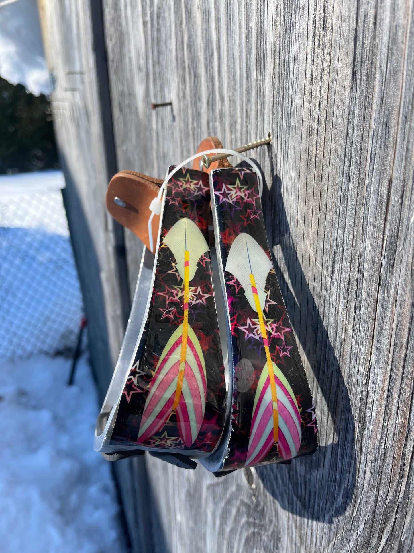 Barrel stirrups some cosmetic flaws that don’t affect the use