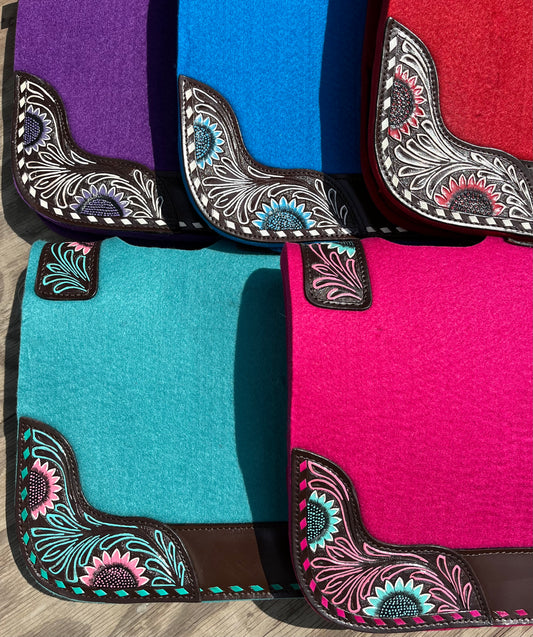 Coloured buckstitch felt pads 32 x3/4”