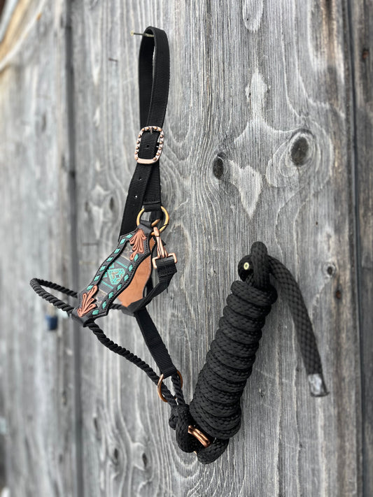Lariat rope nose halter